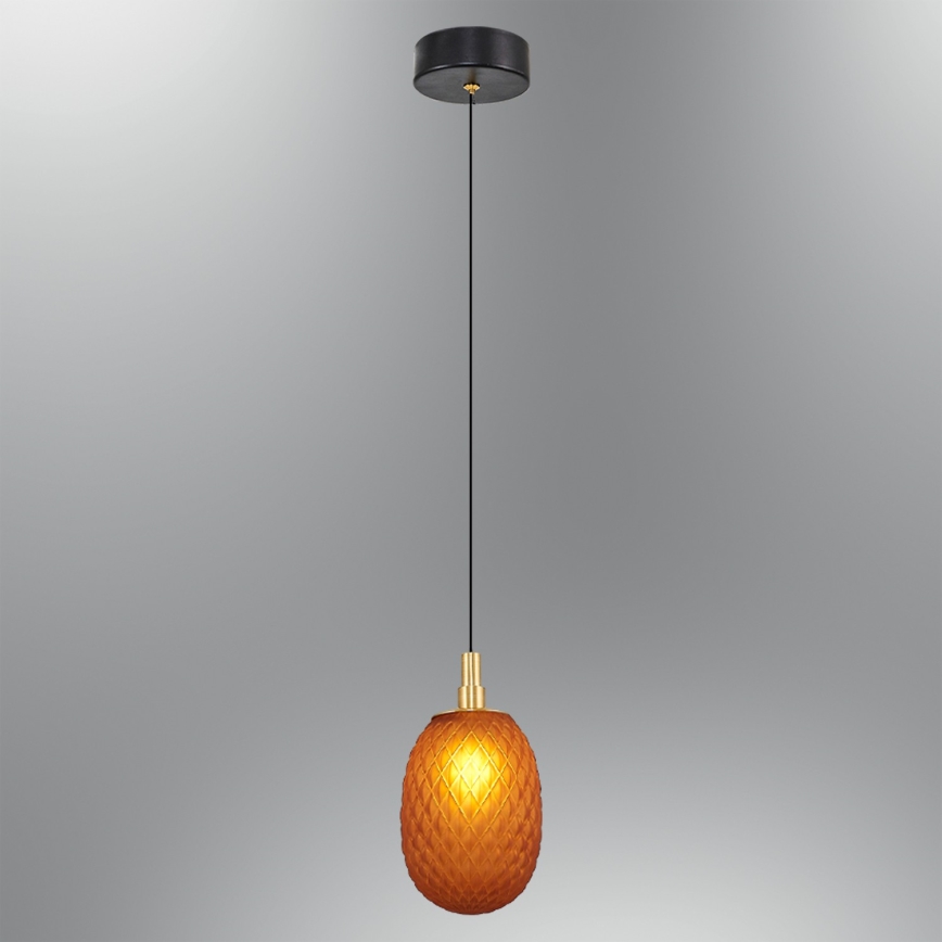 Kabel-Pendelleuchte CACTUS 1xG9/5W/230V kupferfarben