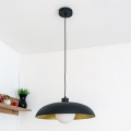 Kabel-Pendelleuchte ECLIPSE 1xE27/15W/230V schwarz/gold