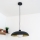 Kabel-Pendelleuchte ECLIPSE 1xE27/15W/230V schwarz/gold