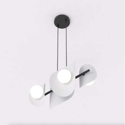 Kabel-Pendelleuchte ELEMENTI 4xG9/8W/230V, grau