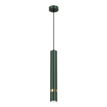 Kabel-Pendelleuchte JOKER, 1x GU10/25 W/230 V, grün/gold
