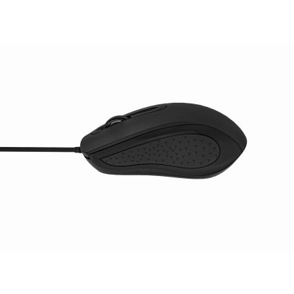 Kabelgebundene Maus 1200 DPI USB-C schwarz