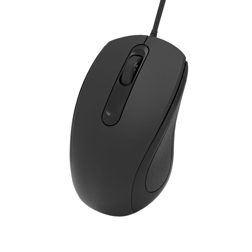 Kabelgebundene Maus 1200 DPI USB-C schwarz