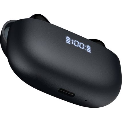 Kabellose Kopfhörer mit ANC+ENC 300mAh schwarz