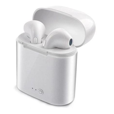 Kabellose Ohrhörer mit Mikrofon IPX2 weiß