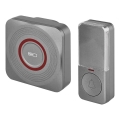 Kabellose Steckdosen-Türklingel GoSmart 230V + 1xCR2032, grau, Wi-Fi