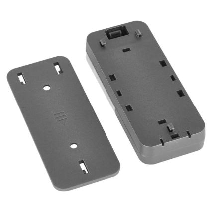 Kabellose Steckdosen-Türklingel GoSmart 230V + 1xCR2032, grau, Wi-Fi