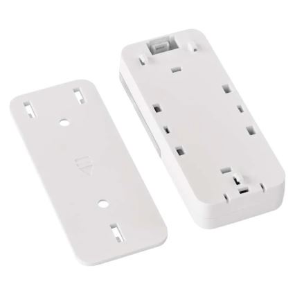 Kabellose Steckdosen-Türklingel GoSmart 230V + 1xCR2032 weiß Wi-Fi