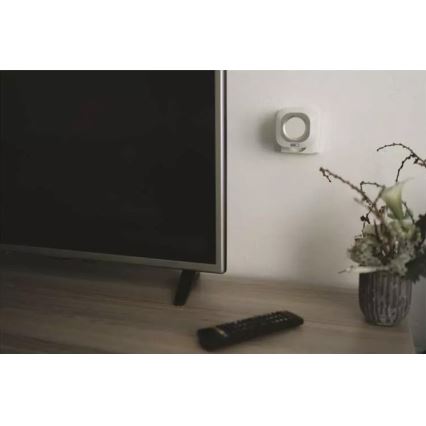 Kabellose Türklingel für 230V-Steckdose + 1x CR2032 IP44 Weiß