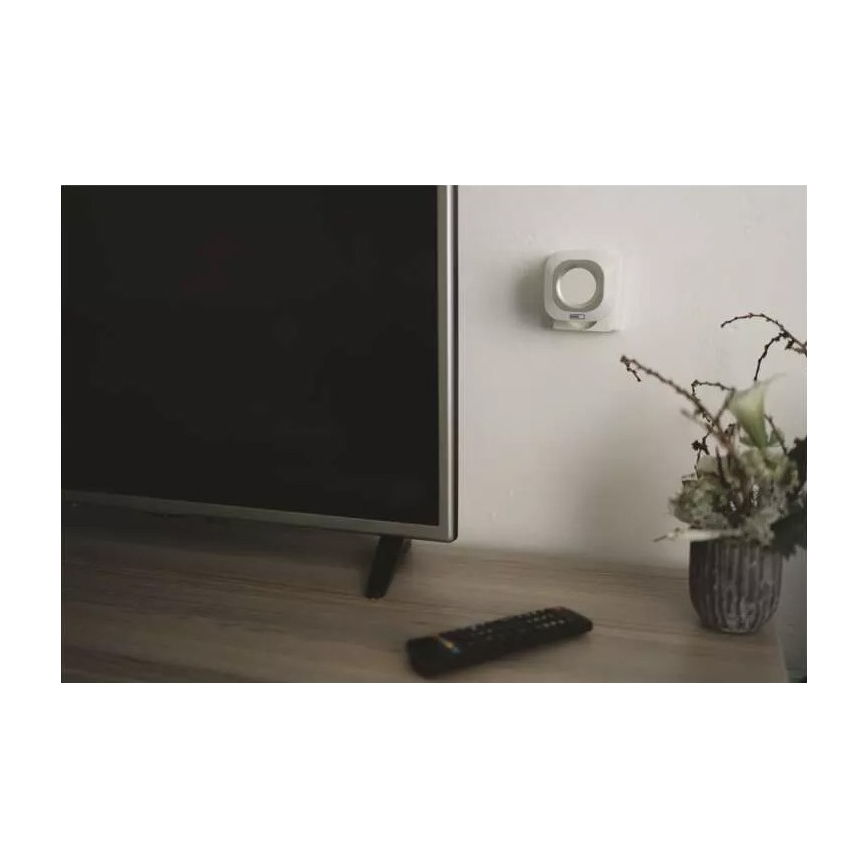 Kabellose Türklingel für 230V-Steckdose + 1x CR2032 IP44 Weiß