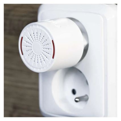 Kabellose Türklingel für Steckdose 230V + 1xCR2032 weiß