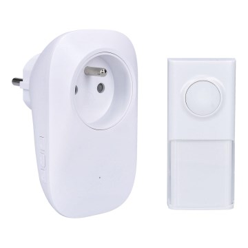 Kabellose Türklingel für Steckdose 230V/1xLR23A IP55