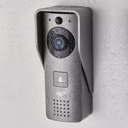 Kabellose Video-Türklingel mit Bewegungssensor GoSmart 12V/3xAA IP44 Wi-Fi Tuya