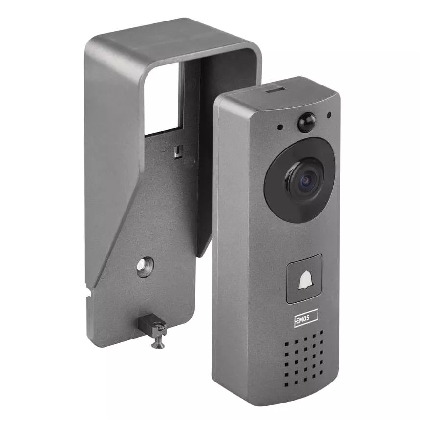 Kabellose Video-Türklingel mit Bewegungssensor GoSmart 12V/3xAA IP44 Wi-Fi Tuya