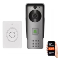 Kabellose Video-Türklingel mit Bewegungssensor GoSmart 12V/3xAA IP44 Wi-Fi Tuya