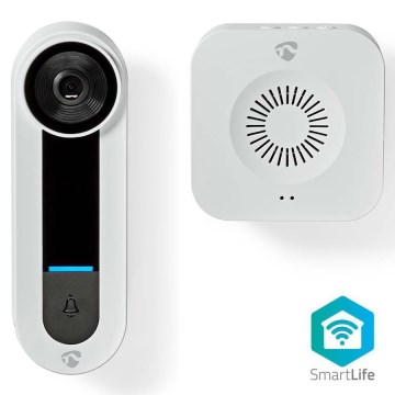 Kabellose Video-Türklingel mit Full HD 1536p Sensor, 3xAA, Wi-Fi, IP65