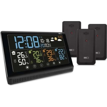 Kabellose Wetterstation mit drei Sensoren 5V/3xAAA + 2xAAA