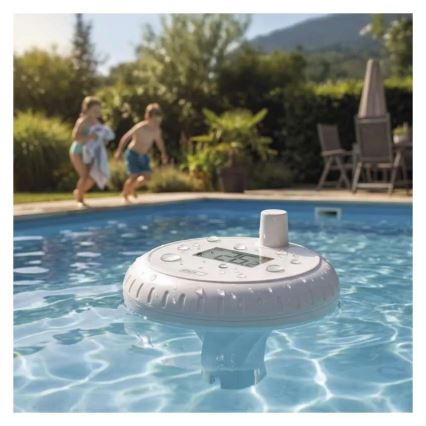 Kabelloses, schwimmendes Poolthermometer 2×AA