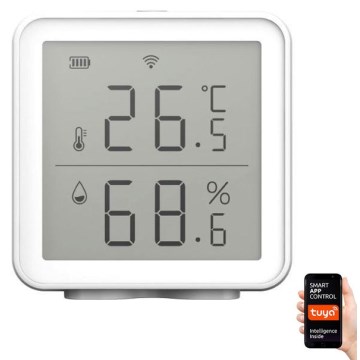 Kabelloses Thermometer mit Feuchtigkeitsmesser 3xAA Wi-Fi Tuya