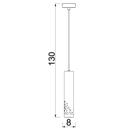 Kabelpendelleuchte ALTRO 1xGU10/8W/230V beige