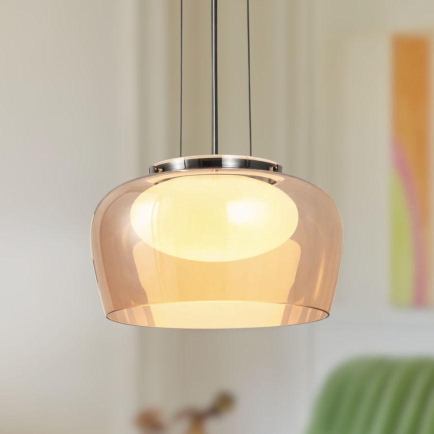 Kabelpendelleuchte INSIEME 1xGX53/10W/230V Rauchbeige