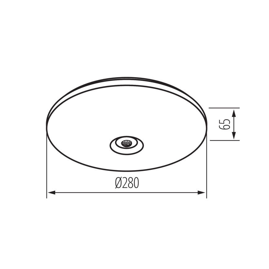 LED-Deckenleuchte mit Bewegungs- und Dämmerungssensor FOGLER LED/12W/230V Ø 28 cm