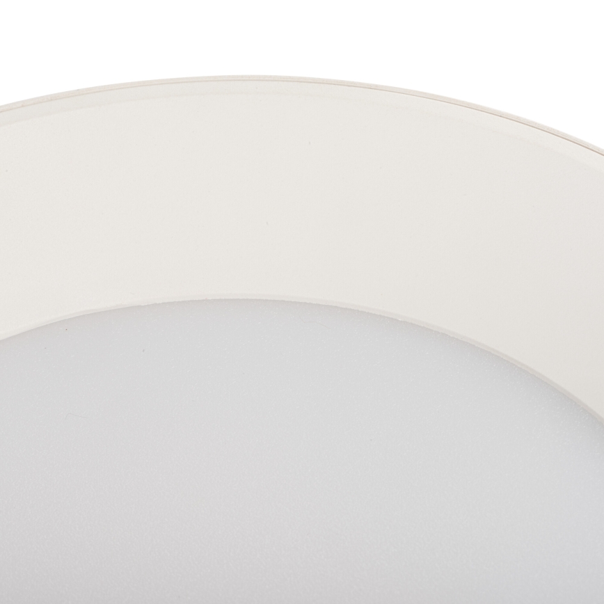 LED-Spot SONOR LED/6W/230V 3000/4000/5700K + LED/1,5W 2200K Ø 9 cm weiß