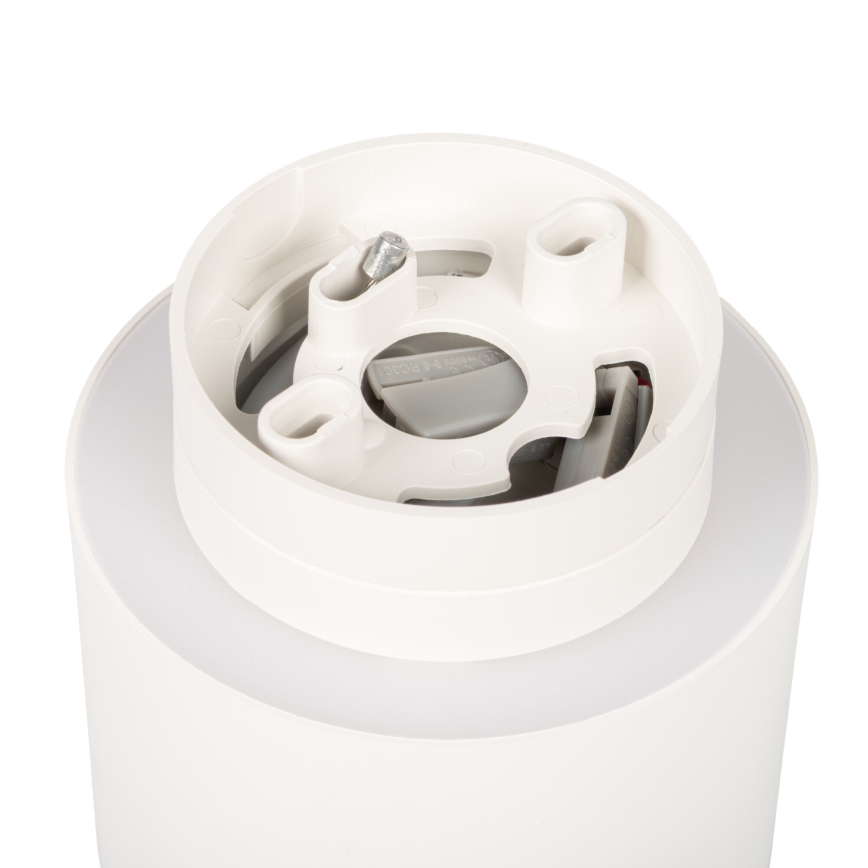LED-Spot SONOR LED/6W/230V 3000/4000/5700K + LED/1,5W 2200K Ø 9 cm weiß