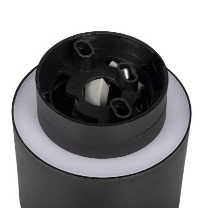 LED-Einbaustrahler SONOR LED/6W/230V 3000/4000/5700K + LED/1,5W 2200K Ø 9 cm schwarz