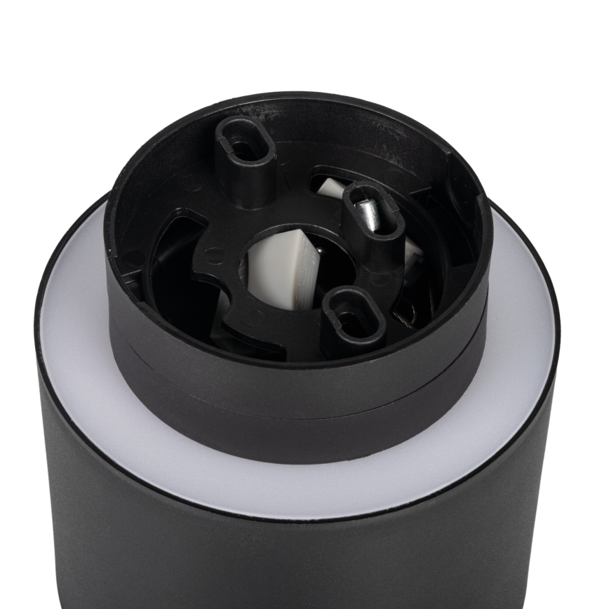 LED-Einbaustrahler SONOR LED/6W/230V 3000/4000/5700K + LED/1,5W 2200K Ø 9 cm schwarz