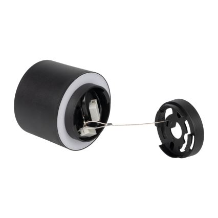 LED-Einbaustrahler SONOR LED/6W/230V 3000/4000/5700K + LED/1,5W 2200K Ø 9 cm schwarz