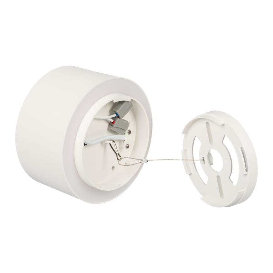 LED-Spotleuchte SONOR LED/12W/230V 3000/4000/5700K + LED/1,5W 2200K, Ø 14 cm, weiß
