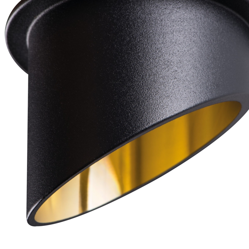 Einbaustrahler SPAG GU10/35W schwarz/golden