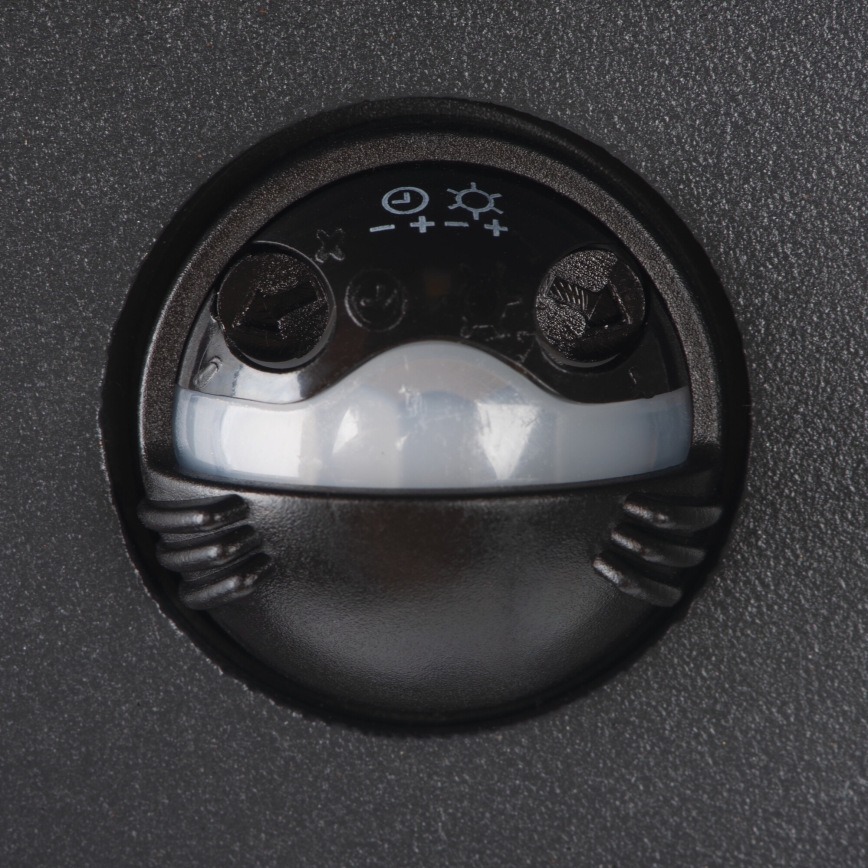 LED-Außenwandleuchte mit Sensor REKA LED/7W/230V IP54, anthrazit, rund