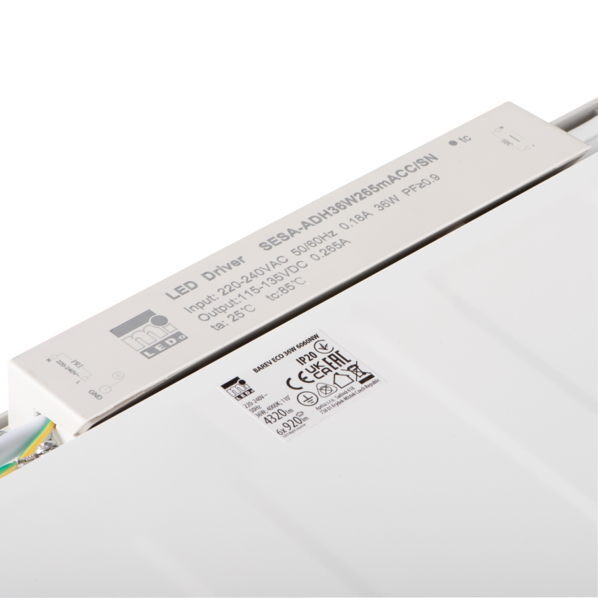 LED-Einbaupanel BAREV ECO LED/36W/230V 4000K 60x60 cm