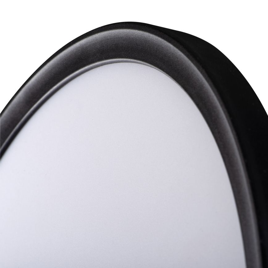 LED-Deckenleuchte für Badezimmer AZPO LED/11,8W/230V d 22,5 cm IP54 schwarz
