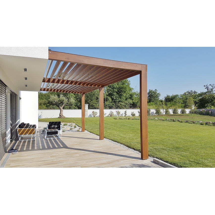 Außenstrahler AQILO 1xGU10/7W/230V IP65 anthrazit