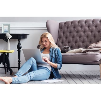 Tischlampe LARATA 1xE27/5W/230V weiß