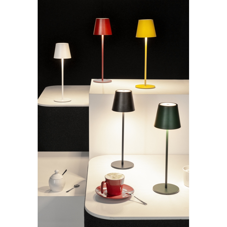 Dimm- und aufladbare LED-Tischleuchte INITA LED/1,2W/1800 mAh IP54 rot