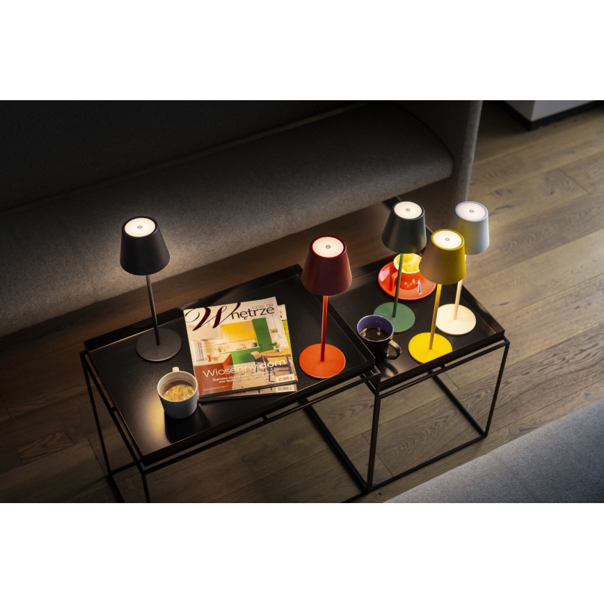 Dimm- und aufladbare LED-Tischleuchte INITA LED/1,2W/1800 mAh IP54 weiß