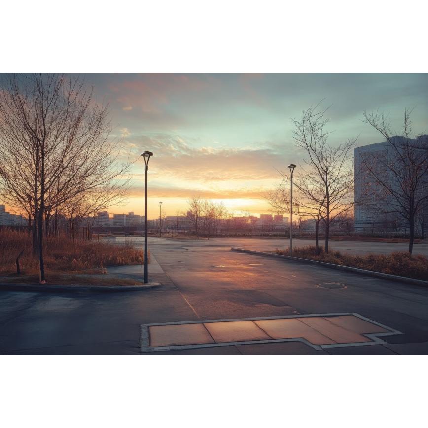 LED-Straßenleuchte PARCOLI LED/30/40/50W/230V 3000/4000/6500K IP66 grau