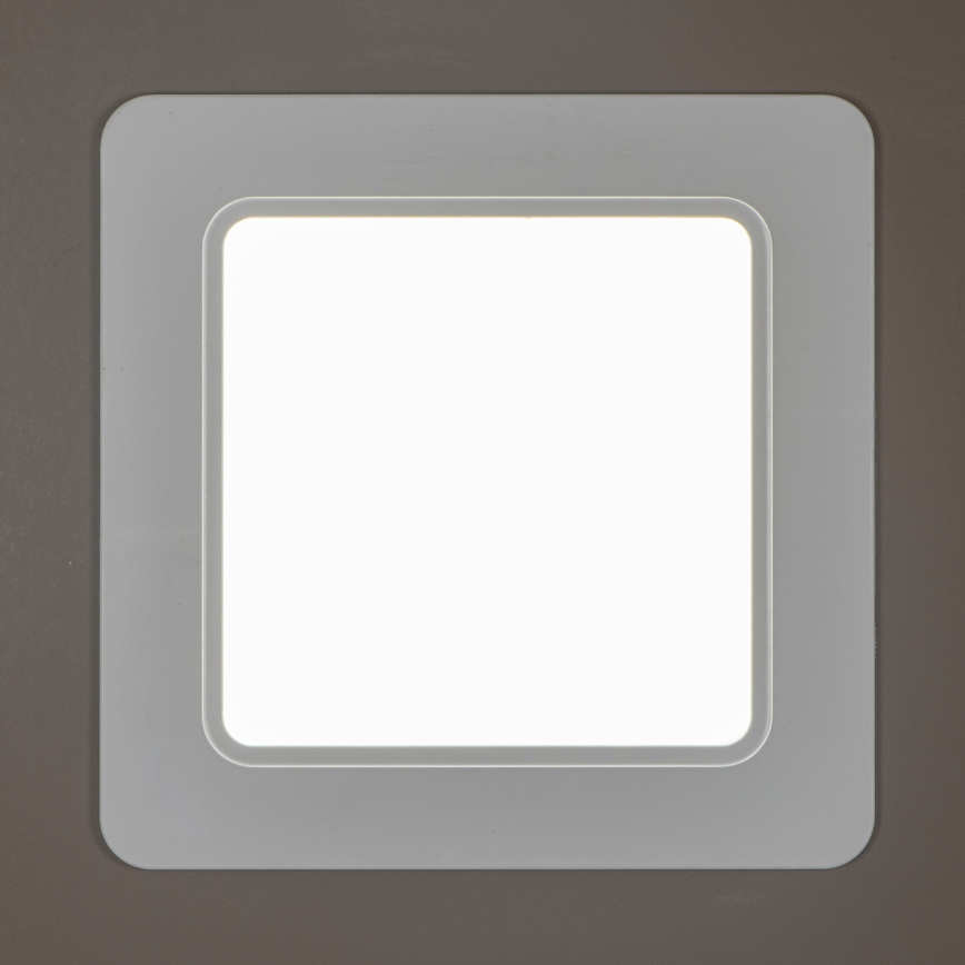 LED Badezimmer-Einbauleuchte TAVO LED/5W/230V 3000/4000/6000K 9,5x9,5 cm IP44 weiß