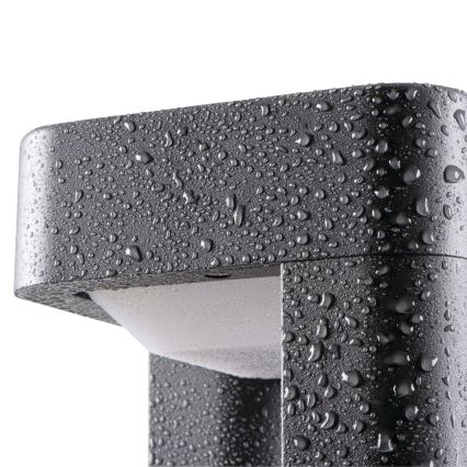 Außenwandleuchte PEVO 1xGX53/11W/230V IP44 Anthrazit