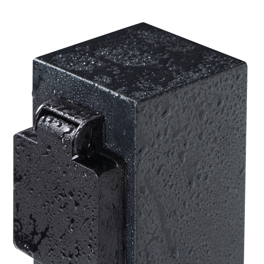 Outdoor-Steckdosensäule NASTO 2Z Type E 230V IP44 anthrazit