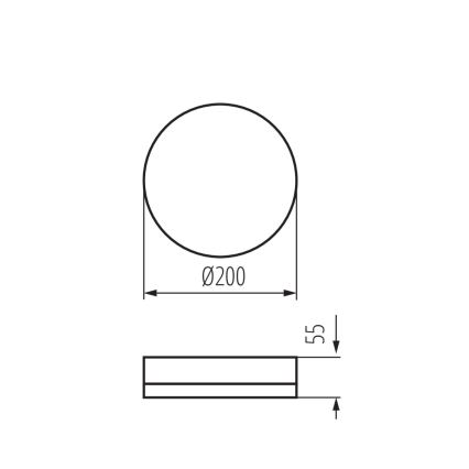 LED-Hochleistungs-Deckenleuchte mit Bewegungssensor IPER LED/10W/230V IK10 IP65 rund weiß