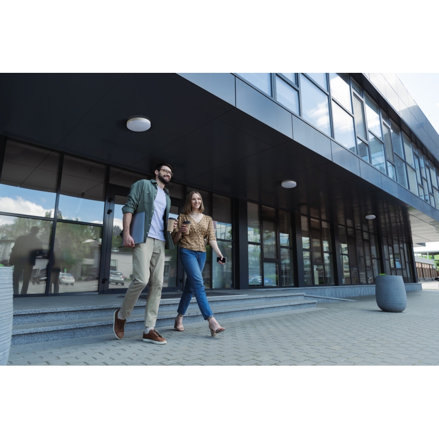 LED-Hochleistungs-Deckenleuchte mit Bewegungssensor IPER LED/26W/230V IK10 IP65 rund weiß
