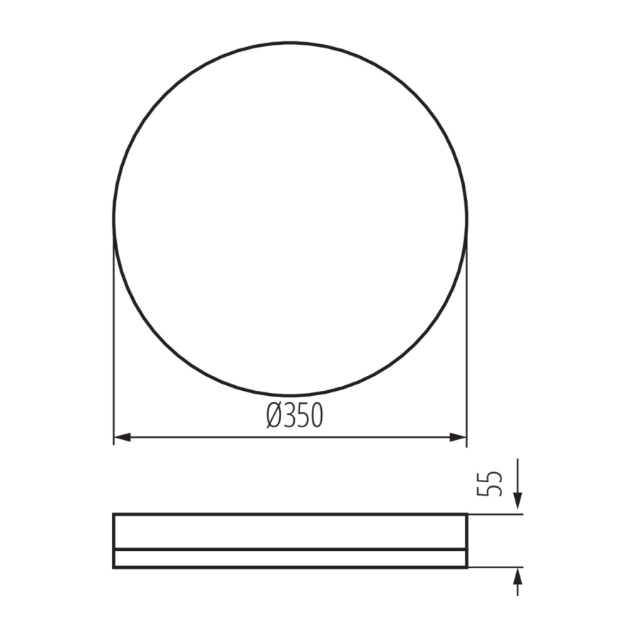 LED-Hochleistungs-Deckenleuchte mit Bewegungssensor IPER LED/35W/230V IK10 IP65 rund weiß