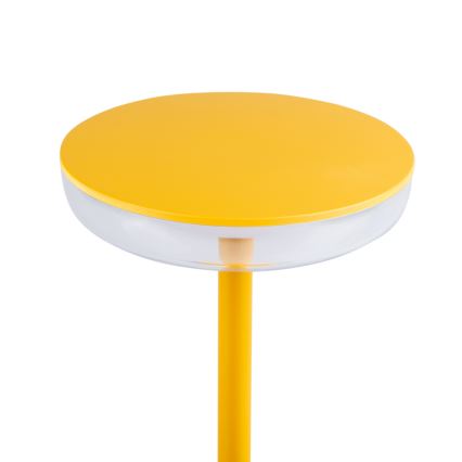 Dimmbare, wiederaufladbare LED-Lampe FLUXY LED/1,7W/1800 mAh IP44 gelb