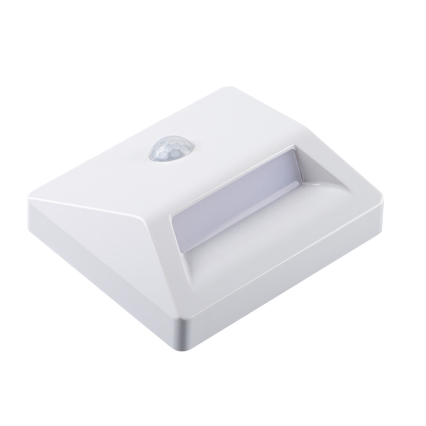 LED-Einbauleuchte IRS mit Bewegungs- und Dämmerungssensor LED/0,3W/3xAAA IP54 weiß