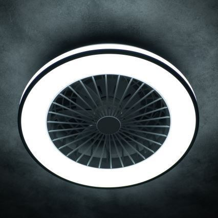 LED Dimmbares Deckenleuchte mit Ventilator PLAVE LED/48W/230V 3000/4000/6500K + Fernbedienung